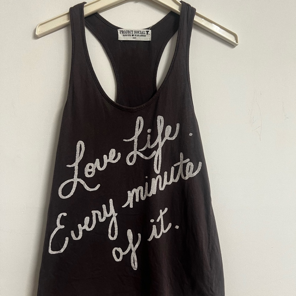 "Love Life Every Minute of It" Racerback Tank